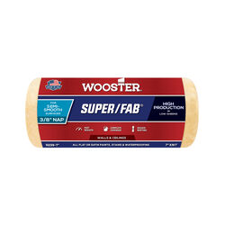 Wooster Super/Fab Fabric 7 in. W X 3/8 in. S Regular Paint Roller Cover 1 pk