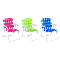 Rio Brands 1 position Assorted Folding Web Chair