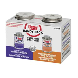 Oatey Handy Pack Orange Primer and Cement For CPVC 4 oz