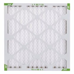 Ace 15 in. W X 20 in. H X 1 in. D Cotton 8 MERV Pleated Air Filter