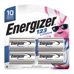 Energizer 123 Lithium 123 3 V Camera Battery 4 pk