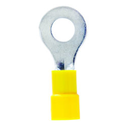 Jandorf 12-10 Ga. Insulated Wire Terminal Ring Yellow 5 pk