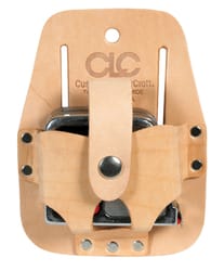 CLC 1 pocket Leather Tape Rule Holder 3.5 in. L X 4.5 in. H Tan