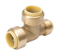 BK Products ProLine 3/4 in. Push T X 1/2 in. D Push Brass Reducing Tee