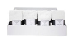J & M Home Fashions Signature Classics White Cotton Dish Towel 4 pk