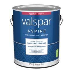 Valspar Aspire Eggshell Tintable Neutral Base Paint and Primer Interior 1 gal