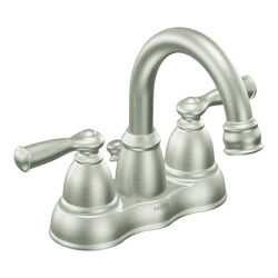 Moen Banbury Banbury Brushed Nickel Two-Handle Bathroom Faucet 4 in.