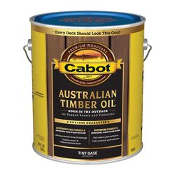 Cabot Transparent Tintable Tintable Base Oil-Based Natural Oil/Waterborne Hybrid Australian Timber O