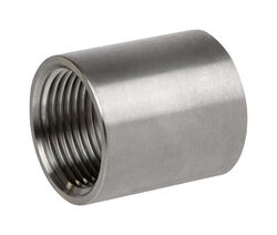 Smith-Cooper 1-1/2 in. FPT T X 1-1/2 in. D FPT Stainless Steel Coupling