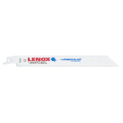 Lenox 8 in. Bi-Metal Reciprocating Saw Blade 18 TPI 5 pk