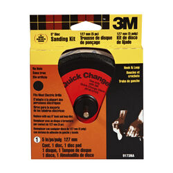 3M 5 in. Aluminum Oxide Hook and Loop Sanding Disc Assorted 1 pk