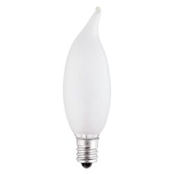 Westinghouse 15 W E12 Decorative Incandescent Bulb E12 (Candelabra) Warm White 2 pk