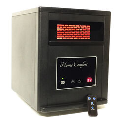 Home Comfort 1500 sq ft Electric Infrared Portable Heater with Remote 5200 BTU