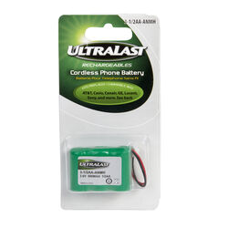 Ultralast Ni-Cad AA 3.6 V Cordless Phone Battery 3-1/2AA-ANMH 1 pk
