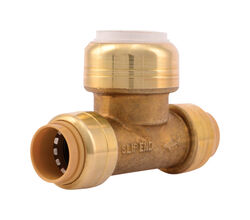SharkBite Push to Connect 1/2 in. 1/2 in. D Brass Tee