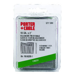 Porter Cable 2 in. 16 Ga. Straight Strip Finish Nails Smooth Shank 1,000 pk