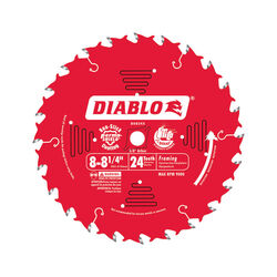 Diablo 8 in. D X 5/8 in. S Carbide Tip Framing Blade 24 teeth 1 pc