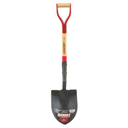 Razor-Back Steel blade Wood Handle 9.5 in. W X 41.5 in. L Round Point Shovel