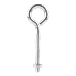 Hampton 5/16 in. S X 4 in. L Stainless Stainless Steel Eyebolt Nut Included
