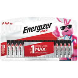 Energizer MAX AAA Alkaline Batteries 16 pk Carded