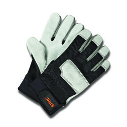 STIHL Value Unisex Indoor/Outdoor Work Gloves Black/Orange S 1 pair