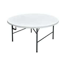 Living Accents 29-1/4 H X 60 W X 60 L Round Folding Table