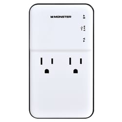 Monster Just Power It Up 2 J 2 outlets Surge Tap