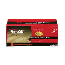 FastenMaster FlatLok No. 14 S X 5 in. L Torx Ttap Epoxy Wood Screws 50 pk