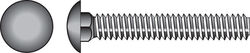 Hillman 5/16 in. P X 2 in. L Zinc-Plated Steel Carriage Bolt 100 pk