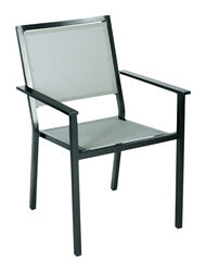 Living Accents Aria Black Aluminum Sling Chair