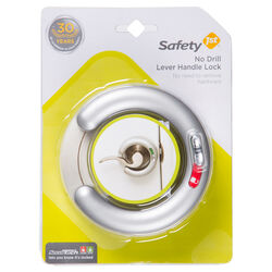 Safety 1st White Plastic No Drill Lever Handle Lock 1 pk