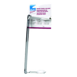 Decko Steel Screw Mount Paper Towel Holder 2 in. H X 4.75 in. W X 14 in. L