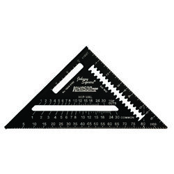 Johnson 7 in. L X 10 in. H Aluminum Rafter Square