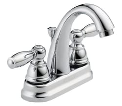 Peerless Claymore Chrome Two Handle Lavatory Faucet 4 in.