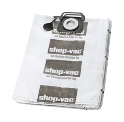 Shop-Vac 12.5 in. L X 0.5 in. W Dry Vac Bag 5-10 gal 2 pk