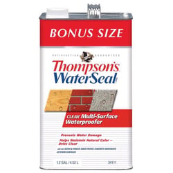 Thompson's Waterseal Low Luster Test Red Test Water-Based Multi-Surface Waterproofer 1.2 gal