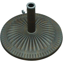 Bond Bronze Envirostone Umbrella Base 21.5 in. L X 21.5 in. W X 13.18 in. H