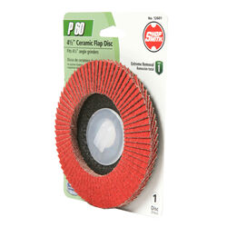 Shopsmith 4-1/2 in. D X 7/8 in. S Ceramic Flap Disc 60 Grit 1 pk