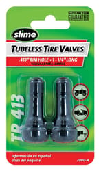 Slime TR 413 Rubber 60 psi Tire Valve Core 2 pk
