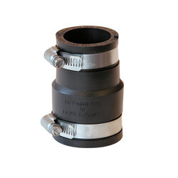 Fernco Schedule 40 1-1/2 in. Hub T X 1-1/4 in. D Hub PVC Flexible Coupling