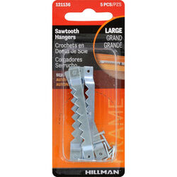 Hillman AnchorWire Steel Zinc Silver Large Self-Leveling Hanger 1 lb 5 pk