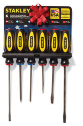 Stanley 6 pc Screwdriver and Bit Set Assorted in.
