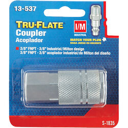 Tru-Flate Steel Quick Change Coupler 3/8 in. Female 1 1 pc