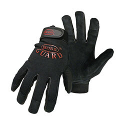 Boss Guard Men's Indoor/Outdoor Mechanics Glove Black XL 1 pair