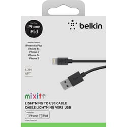 Belkin MixIt Up Lightning to USB Cable 4 ft. Black