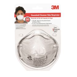 3M R95 Household Cleaner Half Face Respirator White 1 pc