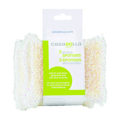 Casabella Delicate, Light Duty Cleaning Pad For Multi-Purpose 4 in. L 2 pk