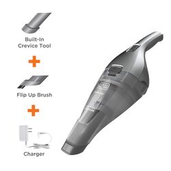 Black and Decker Dustbuster Bagless Cordless Filter Bag Hand Vacuum 5.50 in. 17.15 in. 4.60 in.