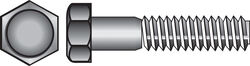 Hillman 1/2-13 in. D X 2-1/2 in. L Steel Hex Head Cap Screw 25 pk