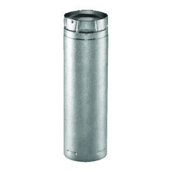 DuraVent 4 in. D X 24 in. L Galvanized Steel Double Wall Stove Pipe